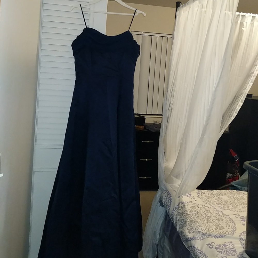 Navy blue formal dress